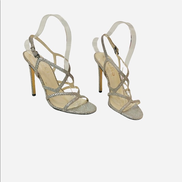 KORS Michael Kors Shoes - Micheal Kors Metallic Ankle Strap Heels